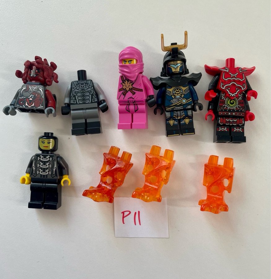 #P11 ÄKTA LEGO Ninjago DYRA delar till figurer gubbar minifigurer