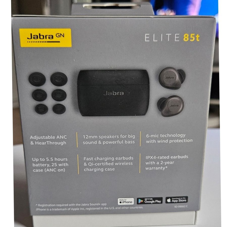 Jabra Elite 85t Titanium Black