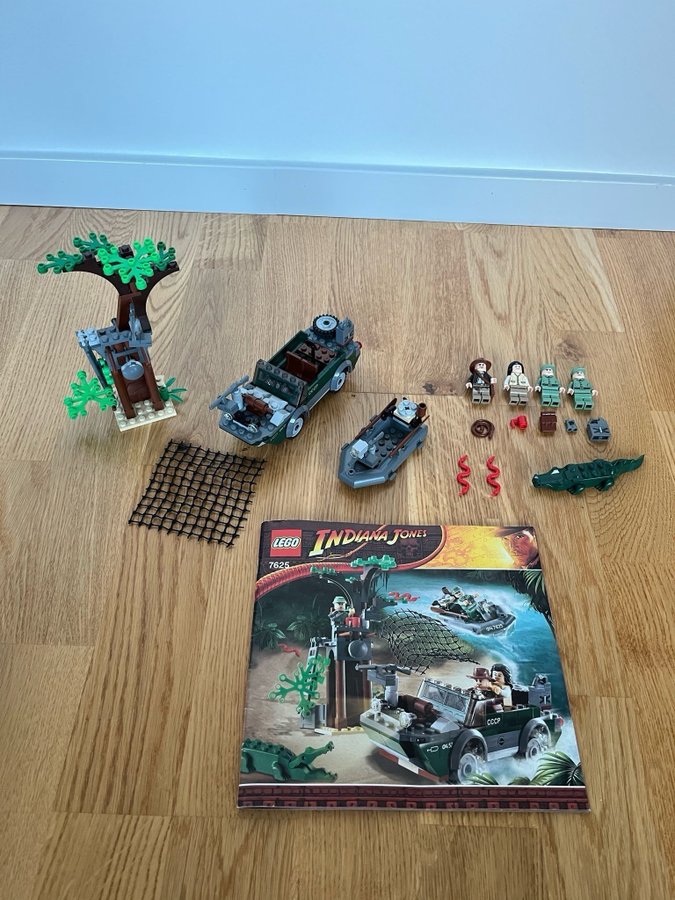 Lego Indiana Jones - River Chase (7625) - Nästan komplett