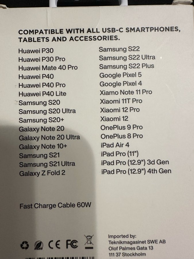 Usb c till usb c