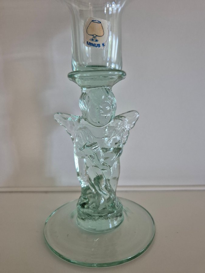 Retro glas ljusstake alt likörglas ?