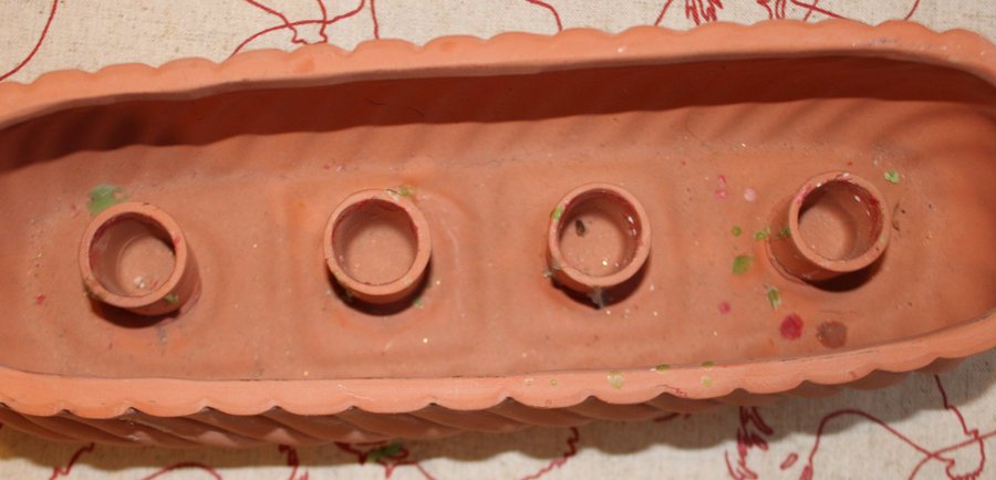 Advent Ljusstake i terracotta julpynt jul