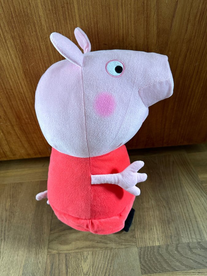 Peppa Pig - Greta Gris docka, storlek cirka 45 cm inklusive öraon och ben