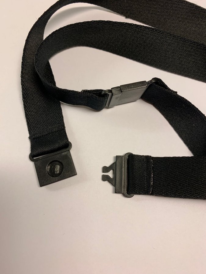 2 stycken Lanyards nyckelband säkerhetslås och hake karbinhake svart