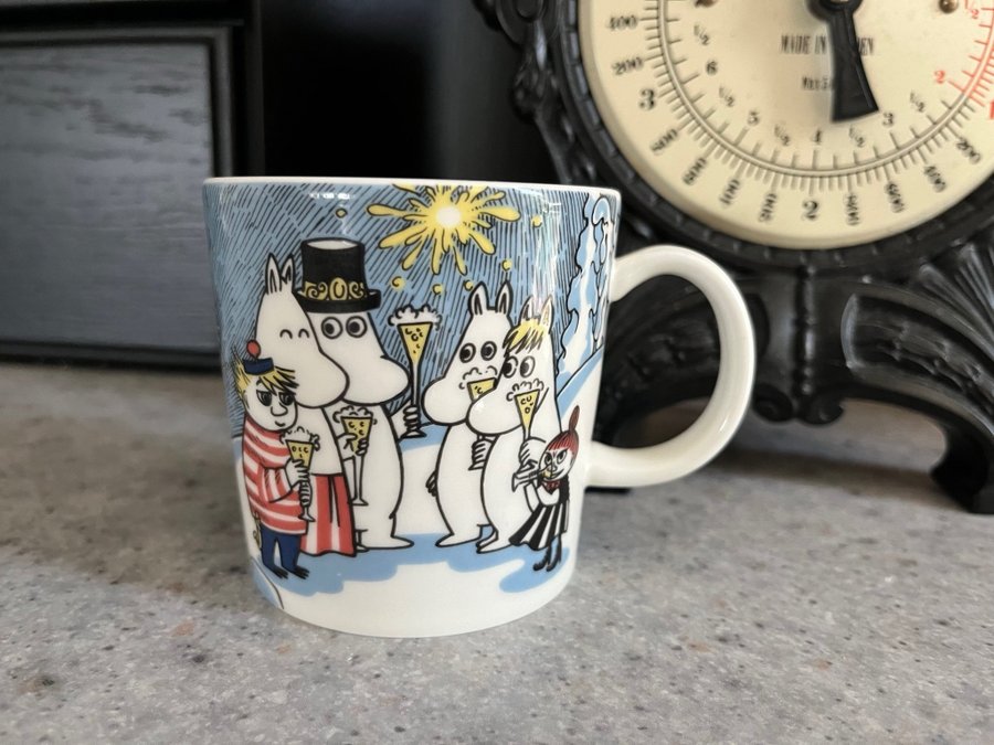 Millennium Muminmugg 1 KR År 2000 Arabia Moomin Milenium Mug - FRI FRAKT