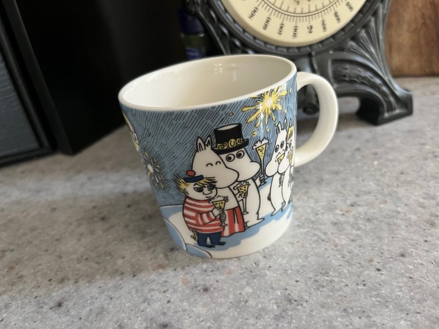 Millennium Muminmugg 1 KR År 2000 Arabia Moomin Milenium Mug - FRI FRAKT