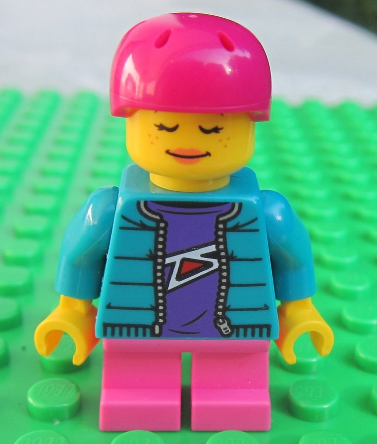 LEGO figur Skater Girl tjej flicka