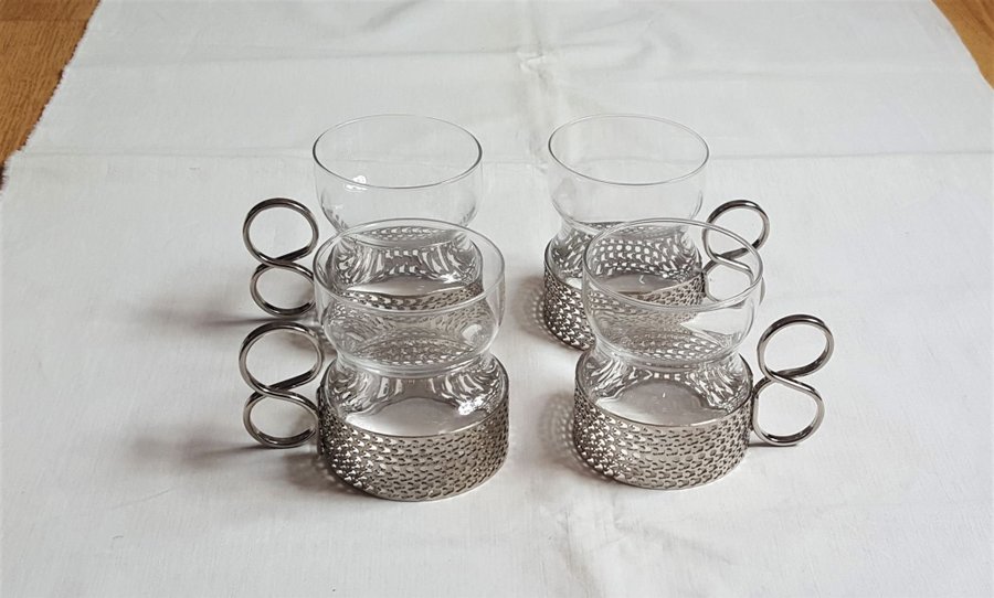 4 st Tsaikka Irish Coffee Kaffeglas Timo Sarpaneva Iittala