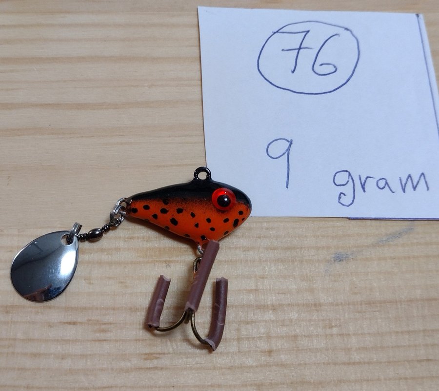 Tail Spinner 9 gram (handgjord) nummer 76