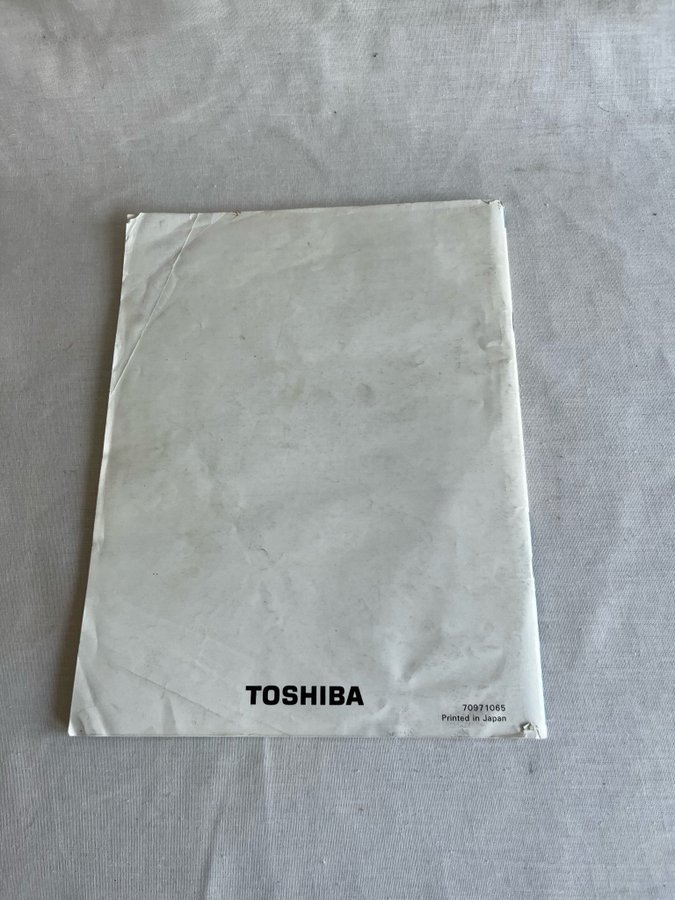 Toshiba V-300W bruksanvisning