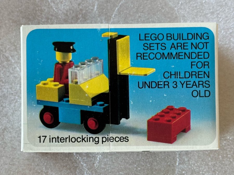 LEGO 425 Fork Lift - 1975 *OÖPPNAD*