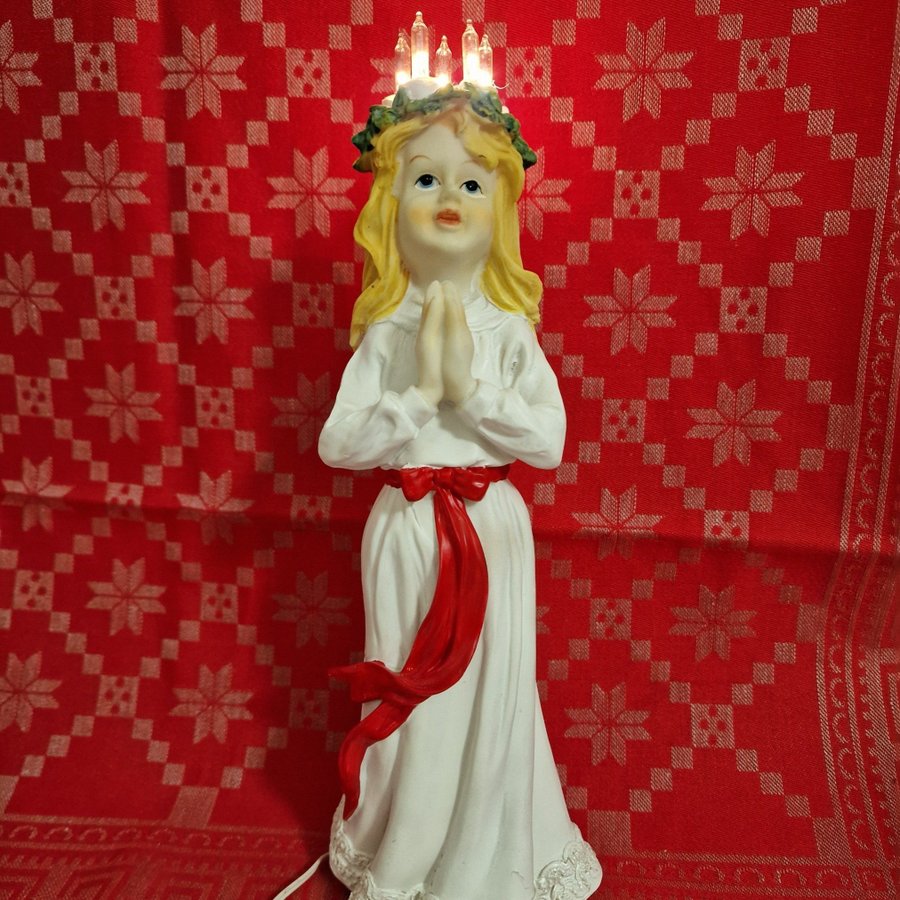 Stor Lucia, 31.5cm, retro, elektrisk