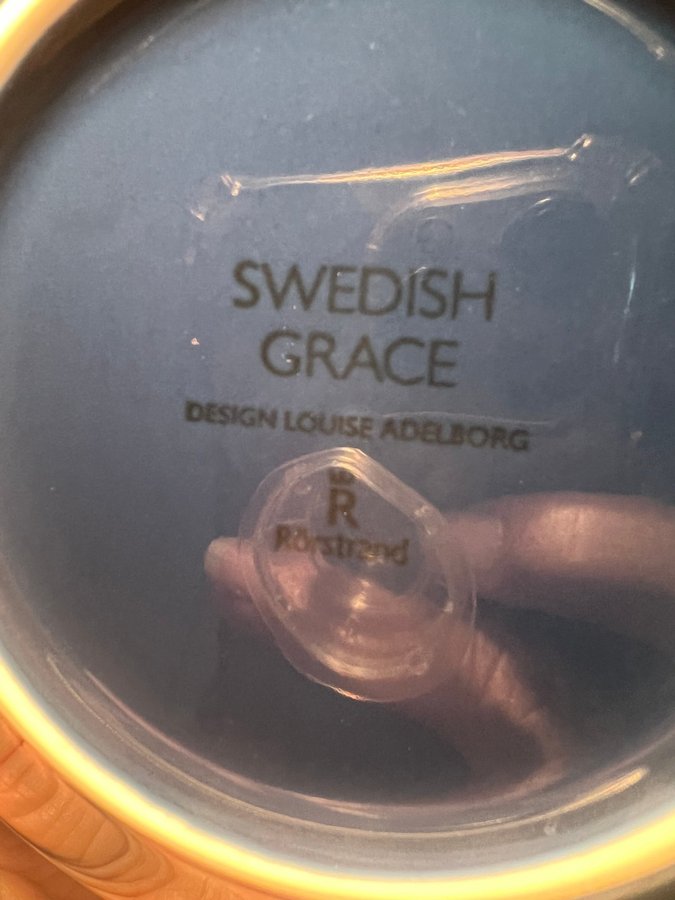 Rörstrand Swedish Grace Djup Tallrik 2 st Midnatt