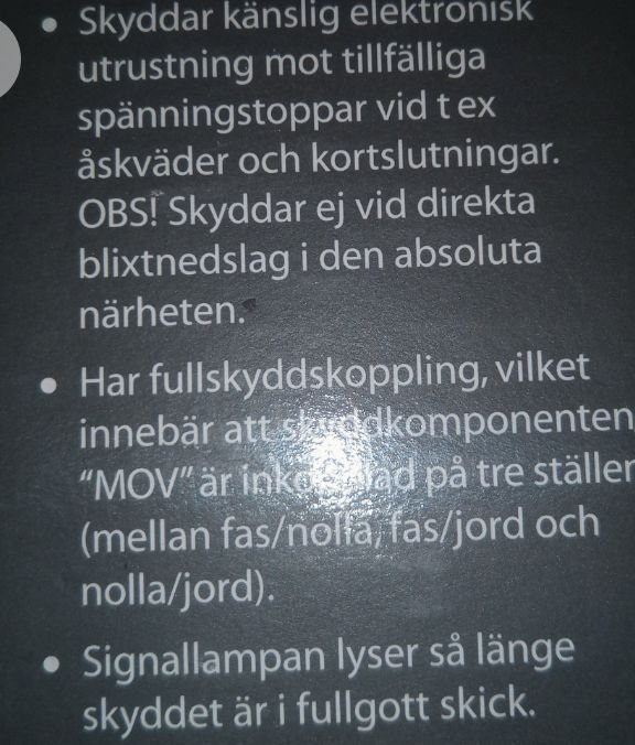 Var stannar elpriset? !!! Spara elektronik med åskskydd!! Frakt från 14kr/st