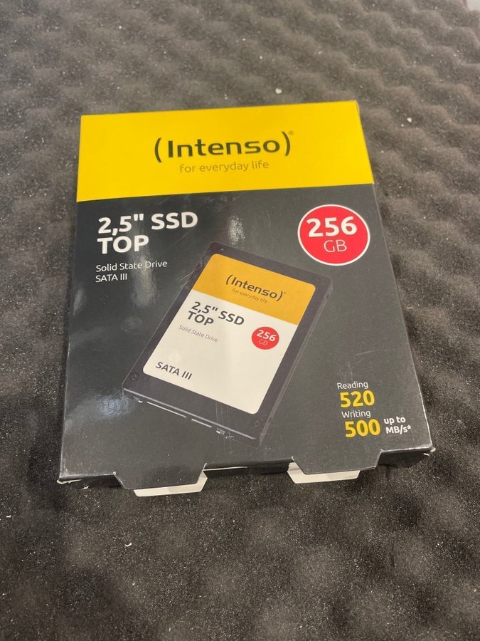 NY Hårddisk Intenso SSD 256GB