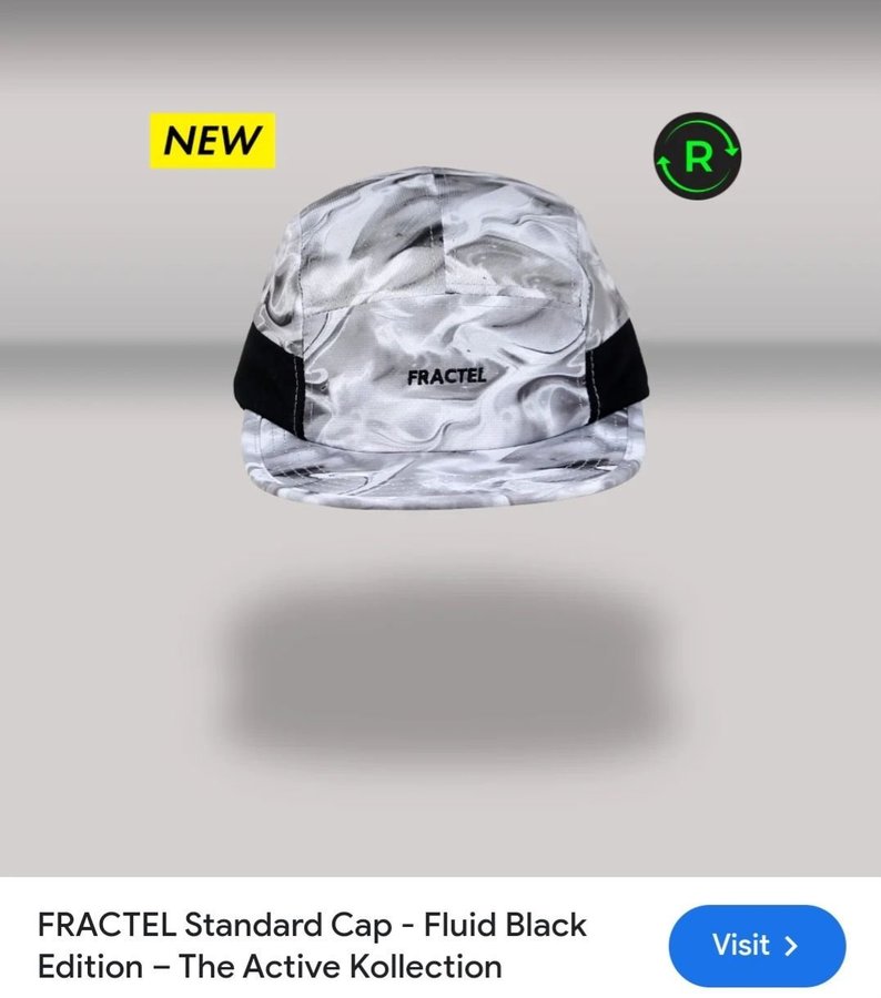 Fractel Cap Fluid Black Edition (ciele, hoka, saucony)