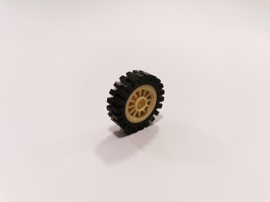 Lego - däck - hjul - part 30155 - tan