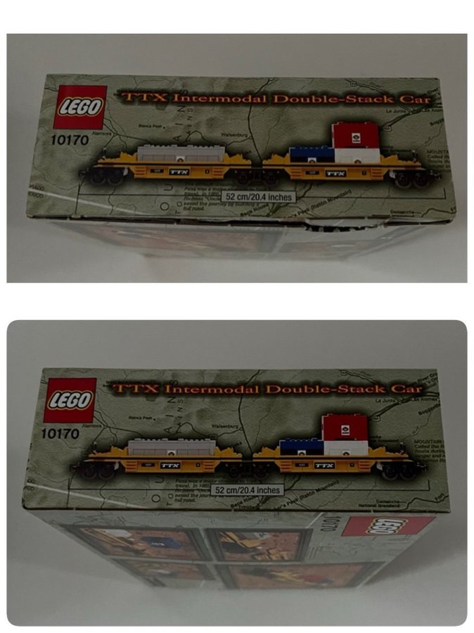 LEGO® City 10170 TTX Intermodal Double-Stack Car År 2005 Fint begagnat skick