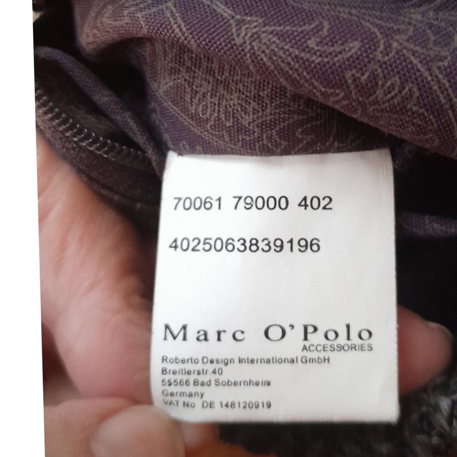 Marc O' Polo väska i textil/skinn detaljer