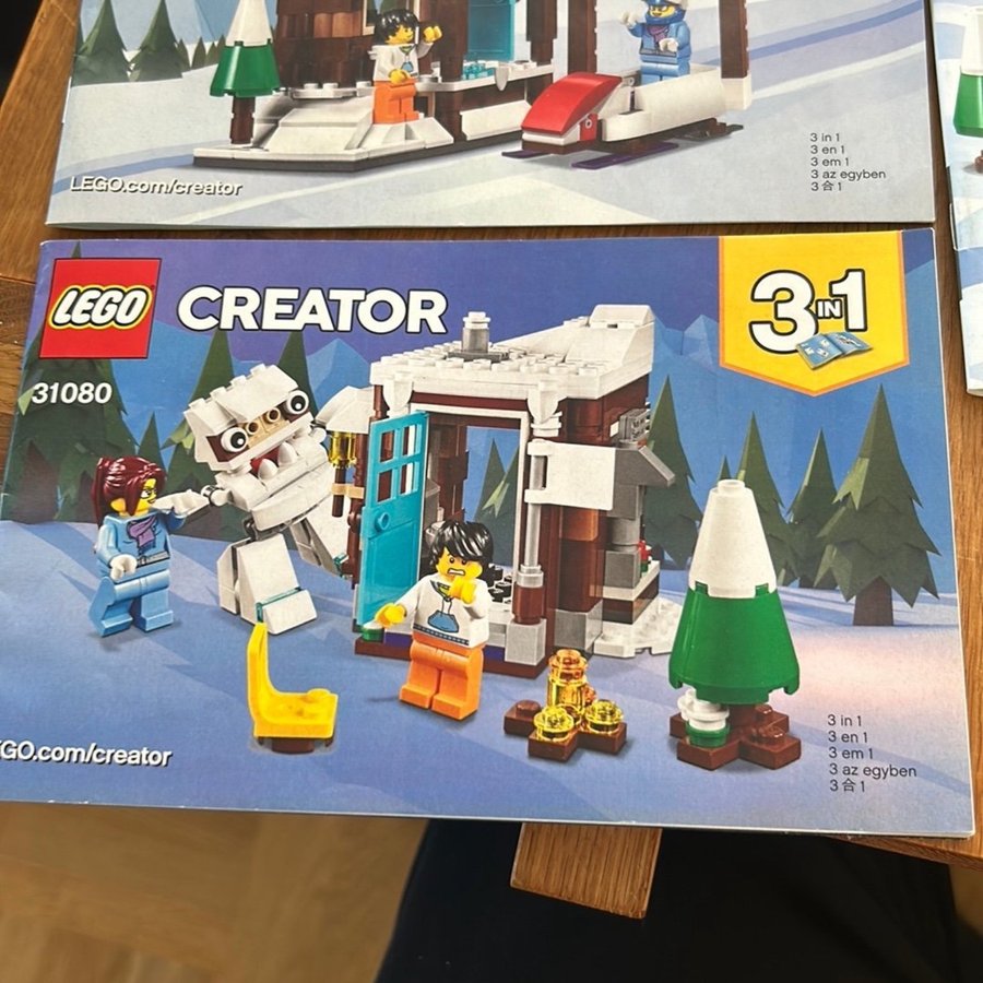 Lego Creator 3 i 1 - 31080 - Snöstuga