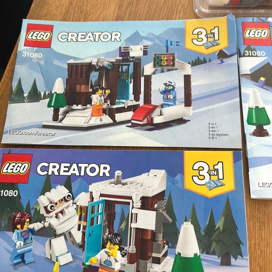 Lego Creator 3 i 1 - 31080 - Snöstuga