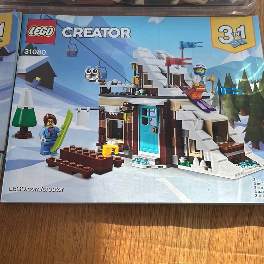 Lego Creator 3 i 1 - 31080 - Snöstuga