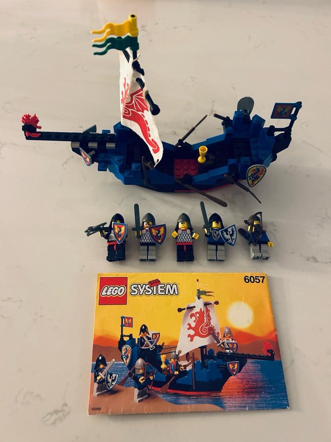 LEGO 6057 sea serpent castle Knights riddare