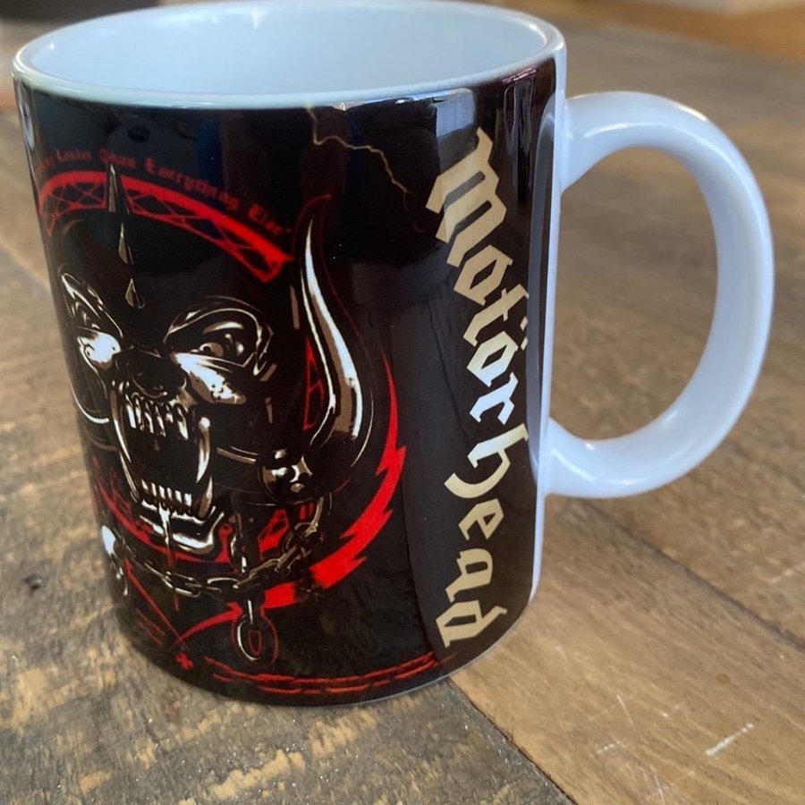 Kaffe mugg Motörhead motiv