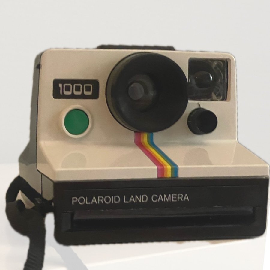 Polaroid land camera 1000 inkl väska samt garantibevis från 1980