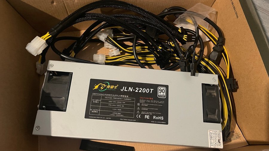 JLN-2200T 90 Plus Platinum power supply