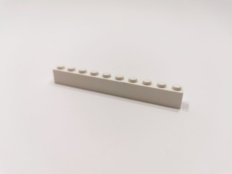 Lego - bit - brick - bas - 1x10 - part 6111 - svart