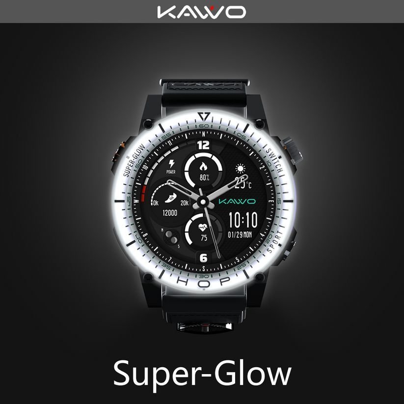 KAWO HOP Smartwatch - Svart