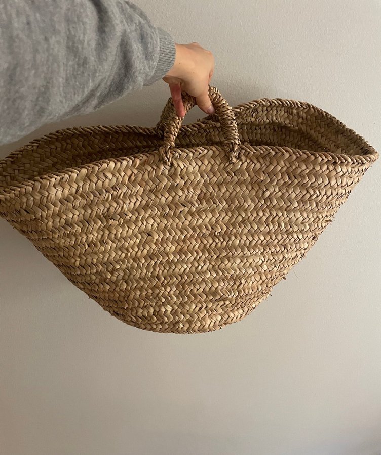 Rodebjer Ocean straw bag Its koral