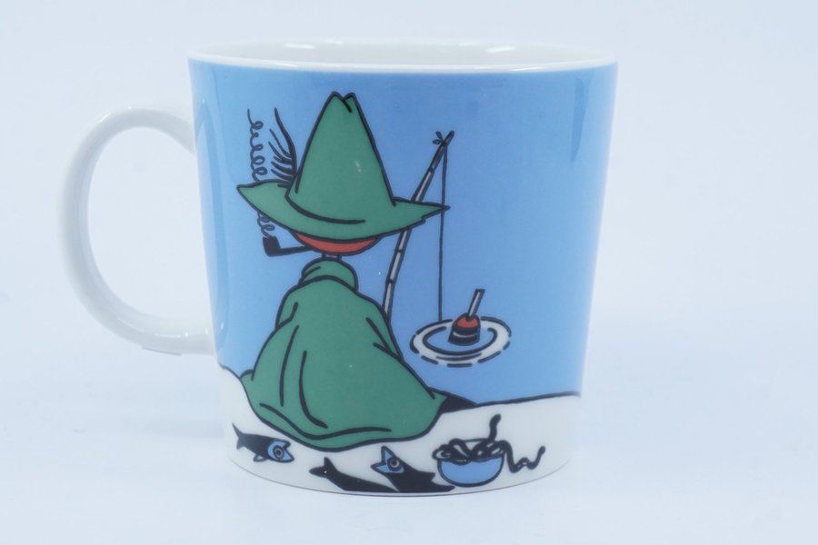 Muminmugg Snusmumriken, blå / Moomin Mug Snufkin [A]