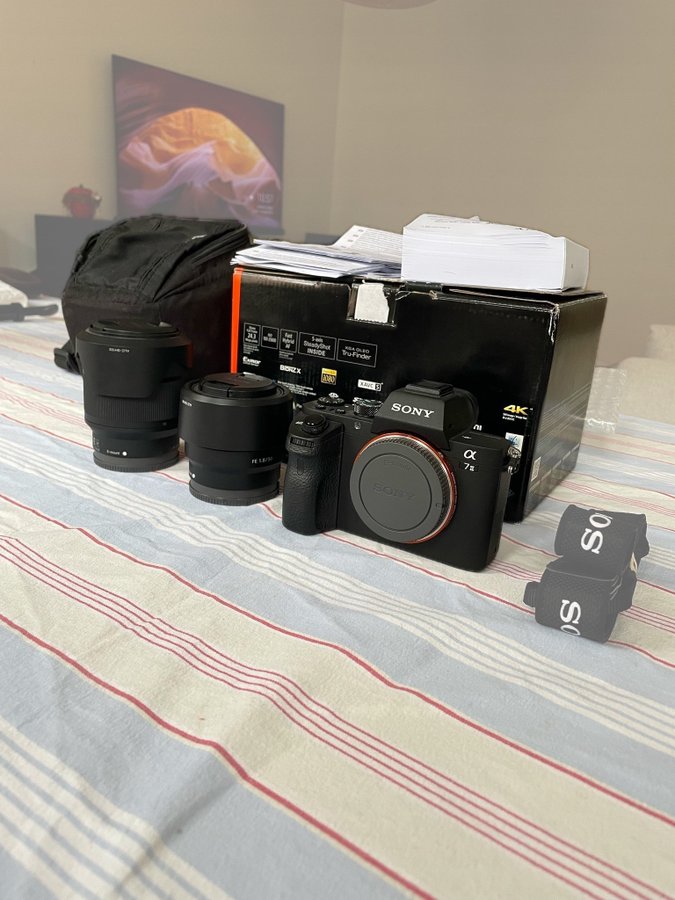 Sony a7ii med 2 objektiv