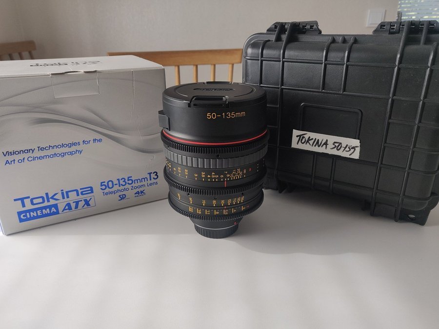 TOKINA 50-135MM T3 CINEMA Lins CANON EF-MOUNT S35