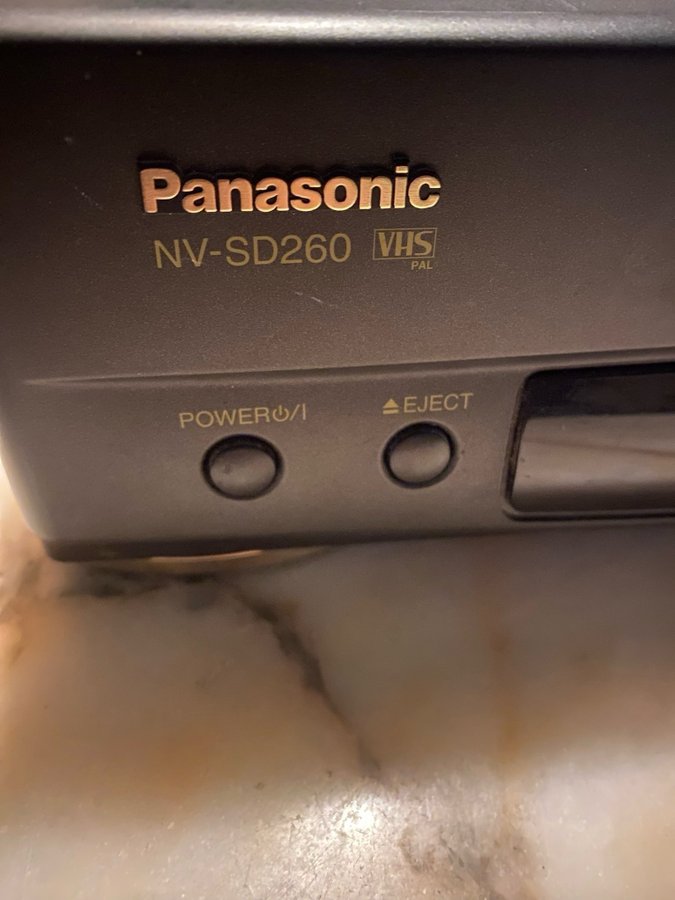 Panasonic NV-SD260 VHS Videobandspelare