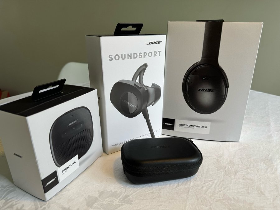 Bose Soundlink, SoundSport och QuietComfort 35 II