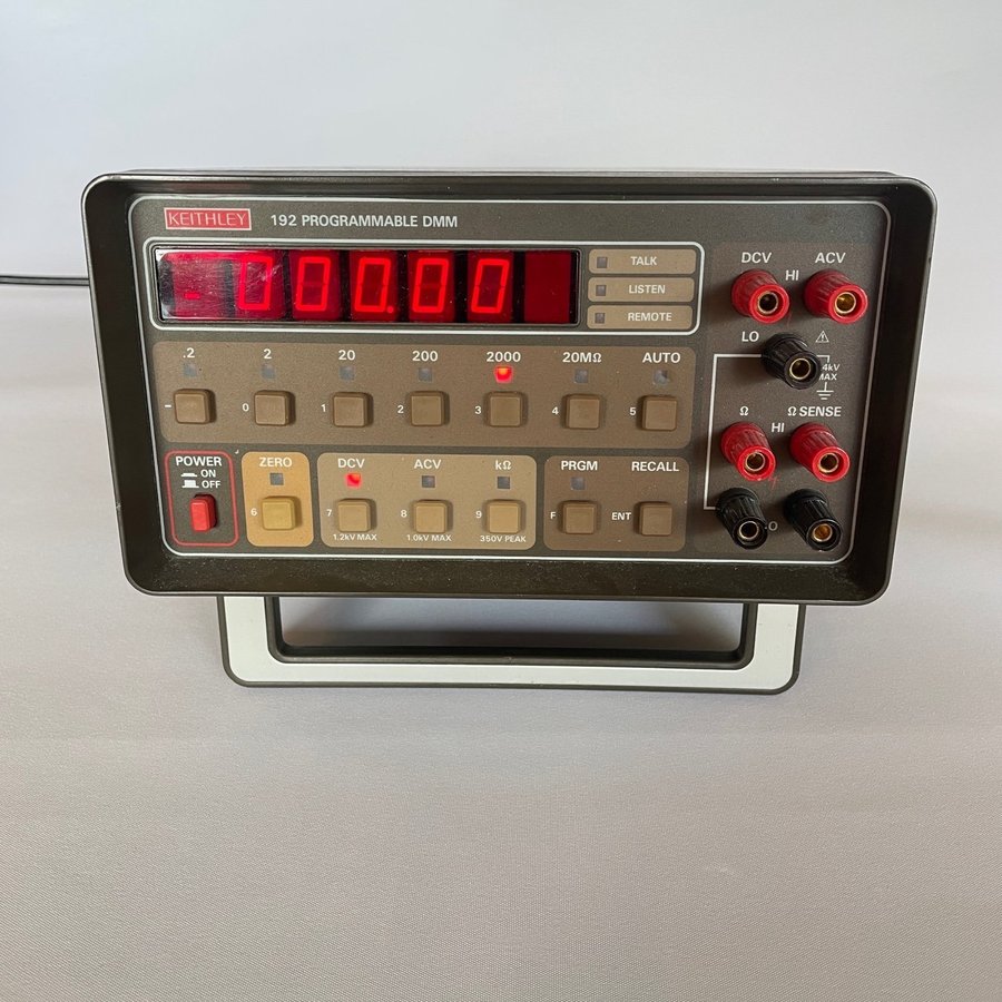 Keithley 192 Programmerbar Digital multimeter voltmätare