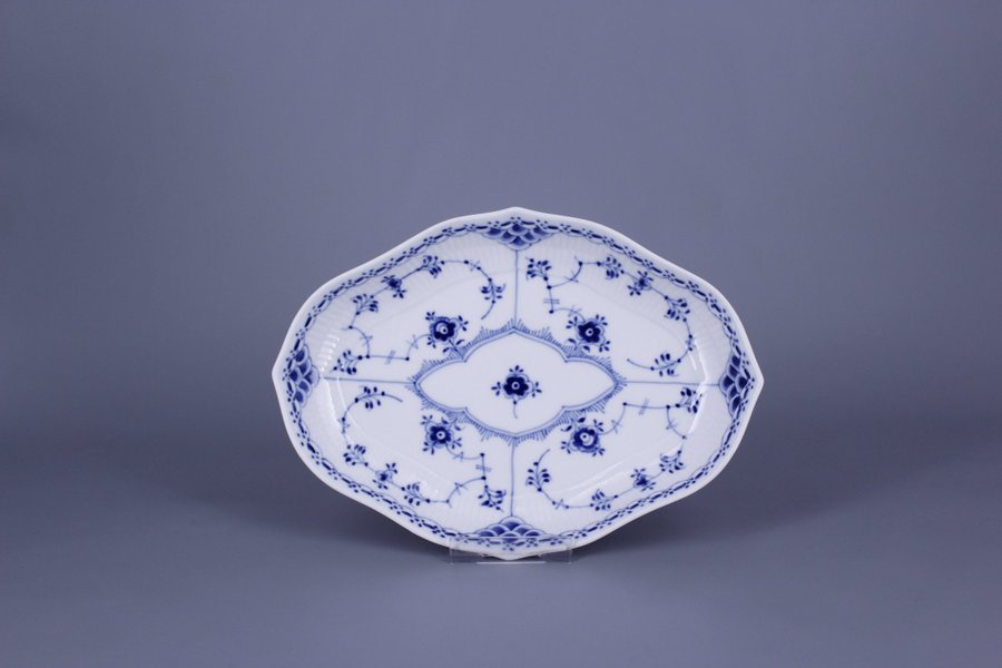 Royal Copenhagen Blue Fluted Half Lace no 552  Unique Tray