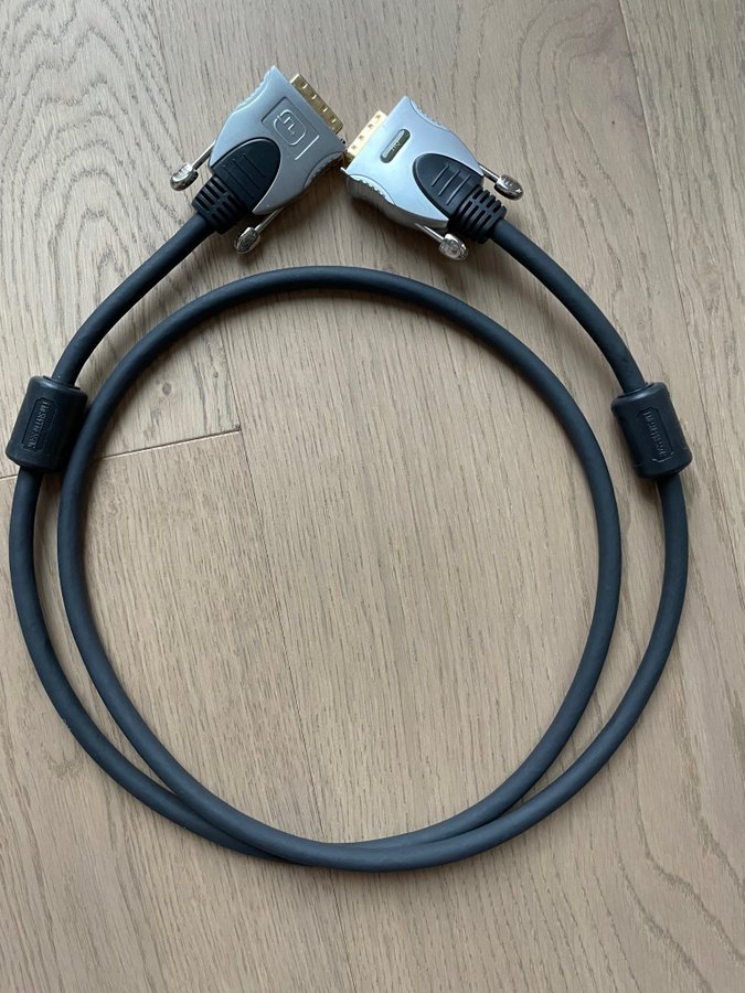 DVI Kabel Premium Guldpläterad