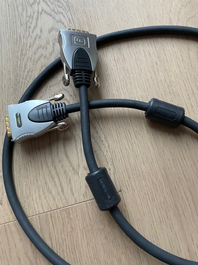 DVI Kabel Premium Guldpläterad