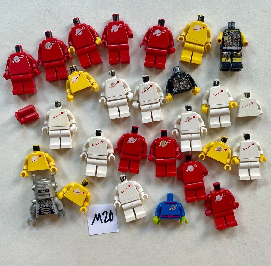 #M20 ÄKTA LEGO classic space minifigurer gubbar figurer