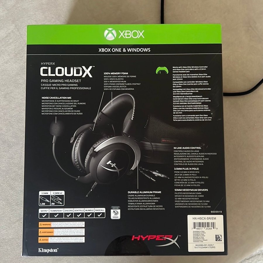 HyperX CloudX Pro Gaming Headset