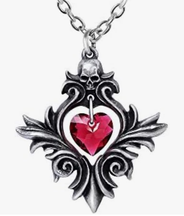 Alchemy Gotisk 'Bouquet of Love Pendant' för kvinnor i silverfärgade av tenn