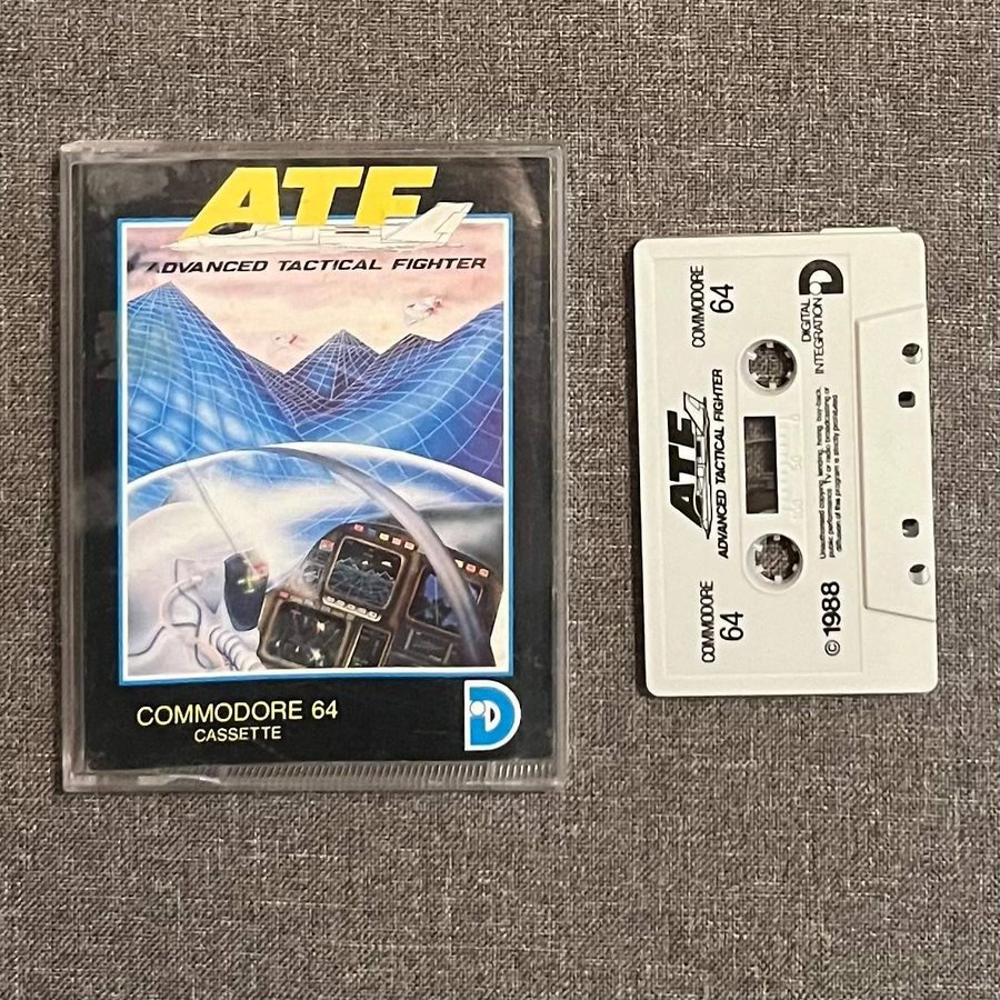 ATF Advanced Tactical Fighter! C64/128)(CIB)