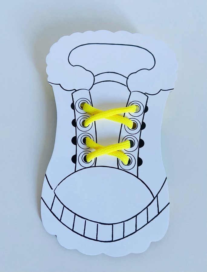 Lär dig knyta skosnören leksak / Pedagogisk inlärningsleksak