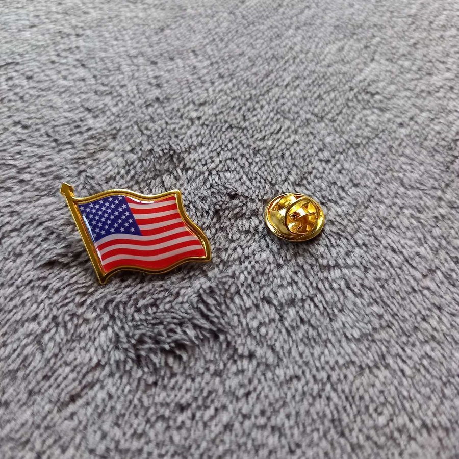 USA | Flagga | Pin | 2x2 cm.