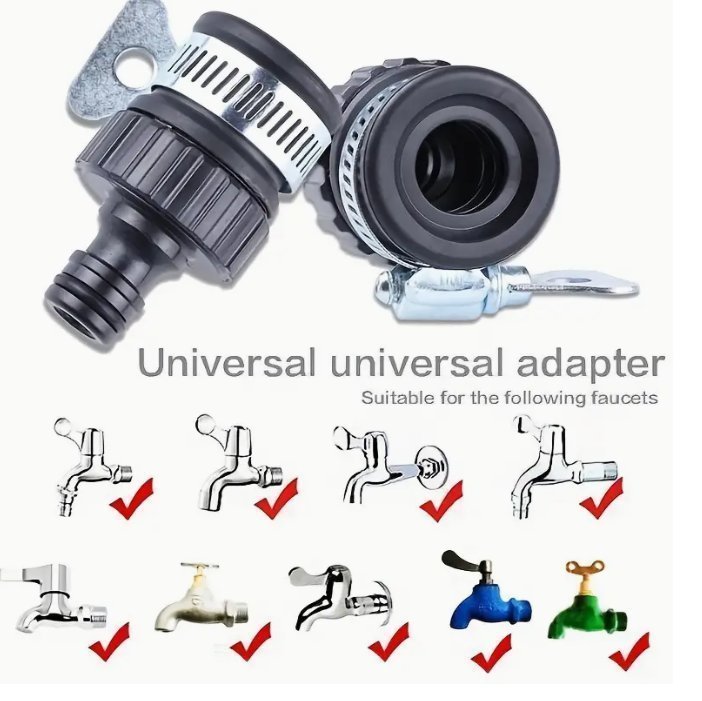 Bevattning 1/2 tum. UNIVERSALADAPTER fär 1/2" vatten/trädgårdsslang. Se bilder