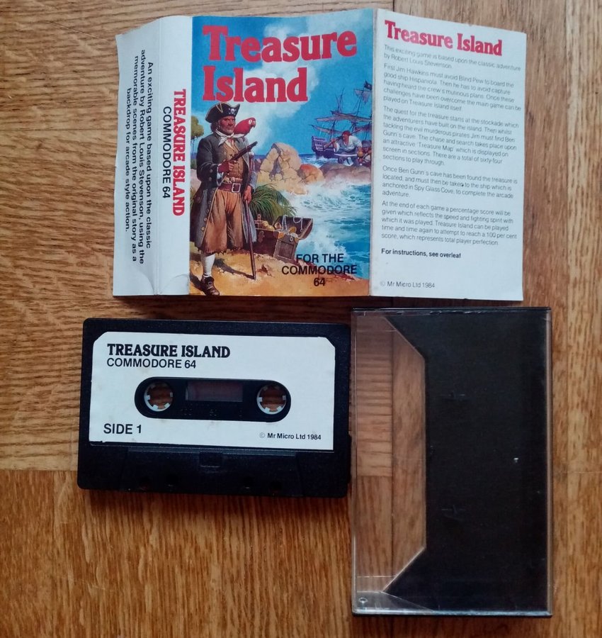 Treasure Island (Mr Micro) ->TESTAD<- Commodore 64 / C64 Spel